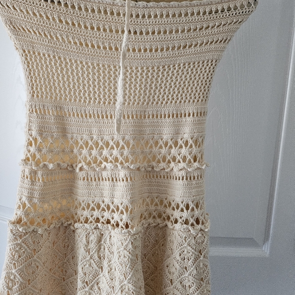 MODA Crochet Halter Dress - Picture 6 of 7